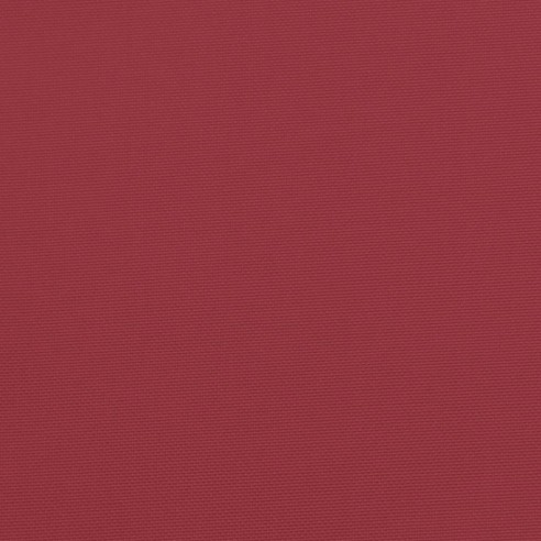 Възглавница за пейка виненочервена 200x50x4 см оксфорд плат