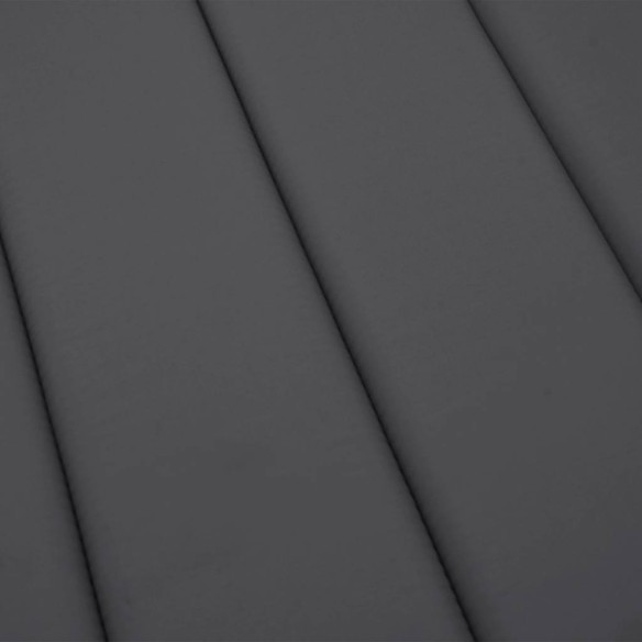 Шалте за шезлонг, антрацит, 180x60x4 см, Оксфорд плат