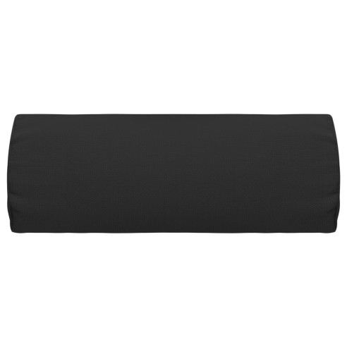 Облегалка за глава за шезлонг, черна, 40x7,5x15 см, textilene