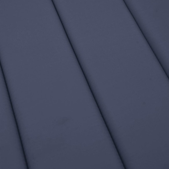 Шалте за шезлонг, нейви синьо, 180x60x4 см, Оксфорд плат