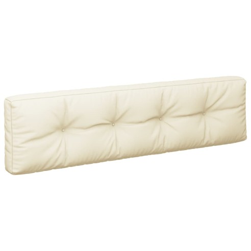 Палетни възглавници, 2 бр, кремави, текстил