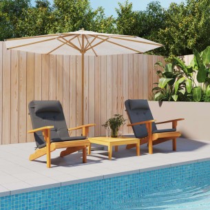 Възглавници за столове Адирондак, 2 бр, антрацит, Оксфорд плат