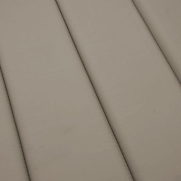 Шалте за шезлонг, таупе, 200x70x3 см, Оксфорд плат