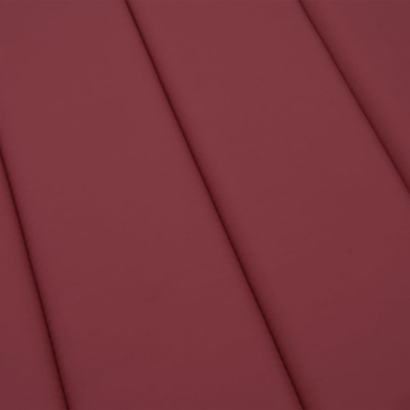 Шалте за шезлонг, виненочервено, 200x50x3 см, Оксфорд плат
