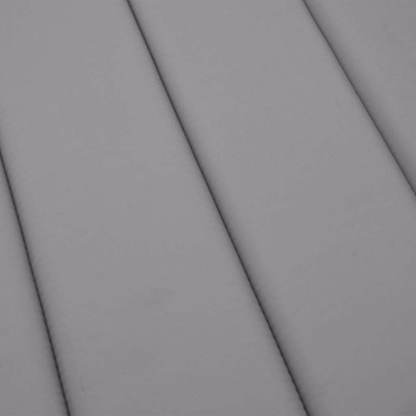 Шалте за шезлонг, сива, 180x60x4 см, Оксфорд плат