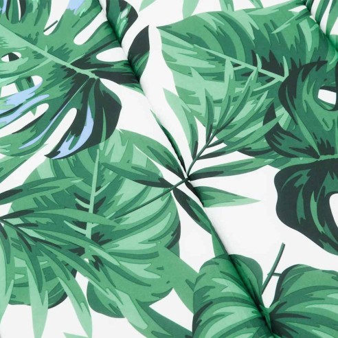 Шалте за шезлонг, на листа, 180x60x4 см, Оксфорд плат