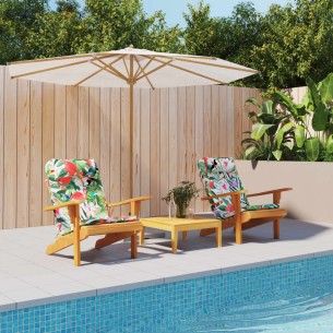 Възглавници за столове Адирондак, 2 бр, шарени, Оксфорд плат