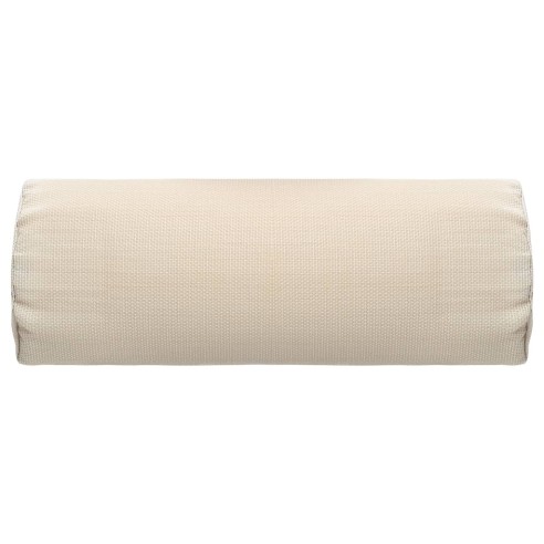 Облегалка за глава за шезлонг, кремава, 40x7,5x15 см, textilene