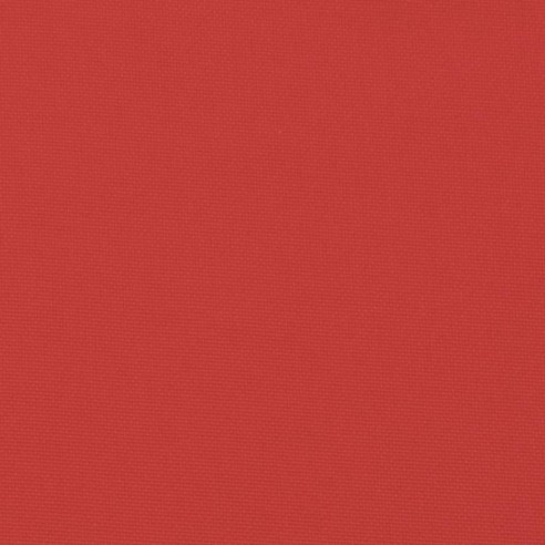 Възглавници за градински пейки 2 бр червено 100x50x7 см плат