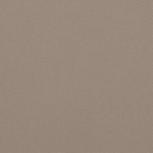 Възглавници за градински пейки 2 бр таупе 120x50x7 см плат