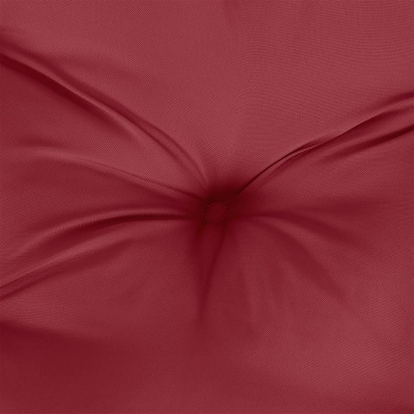 Палетна възглавница, виненочервена, 50x40x12 см, текстил