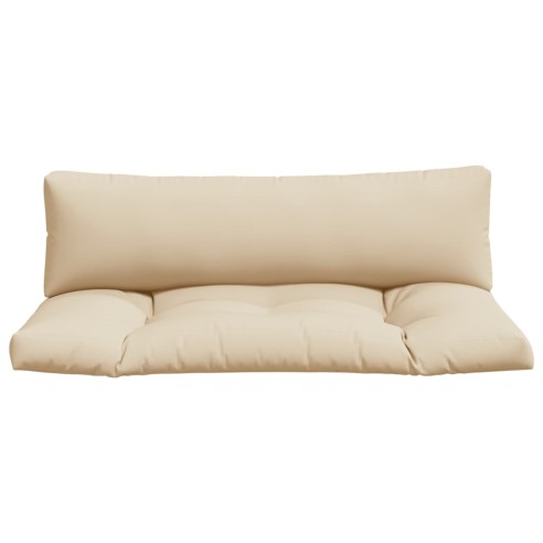 Палетни възглавници, 2 бр, бежови, текстил