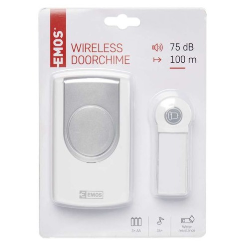 Безжичен звънец 36 мелодии P5723 EMOS ➤ топ цена ➤ dshome.bg