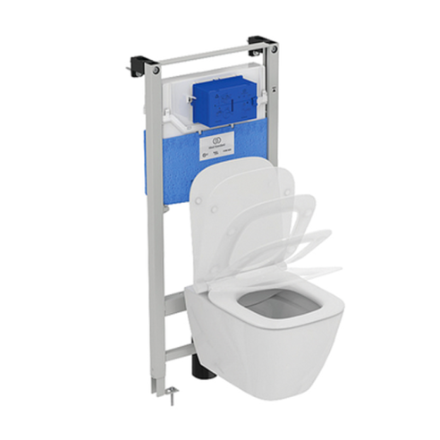 Структура за вграждане с тоалетна чиния и бутон i.Life S IDEAL STANDARD ➤ топ цена ➤ dshome.bg