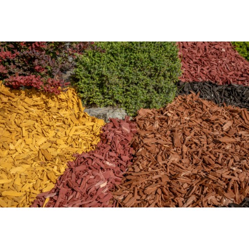 Мулч 50 л червен МС Дървообработване ➤ топ цена ➤ dshome.bg