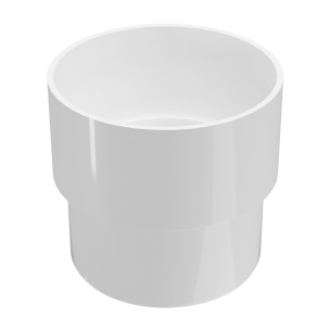 Муфа за водосточни тръби Ф80 мм бяла REGENAU ➤ топ цена ➤ dshome.bg