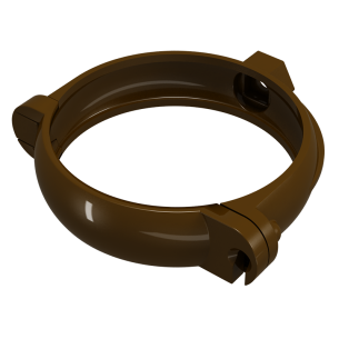 Скоба за водосточна тръба Ф80 мм кафява REGENAU ➤ топ цена ➤ dshome.bg
