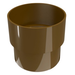 Муфа за водосточна тръба Ф80 мм кафява REGENAU ➤ топ цена ➤ dshome.bg