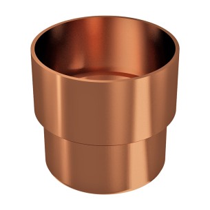 Муфа за водосточна тръба Ф80 мм мед REGENAU ➤ топ цена ➤ dshome.bg