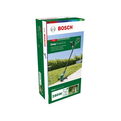 Тример за трева 280 W EasyGrassCut 26 BOSCH ➤ топ цена ➤ dshome.bg