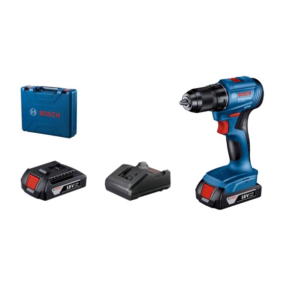 Акумулаторен винтоверт GSB 180-LI 18V/2.0Ah Professional BOSCH ➤ топ цена ➤ dshome.bg