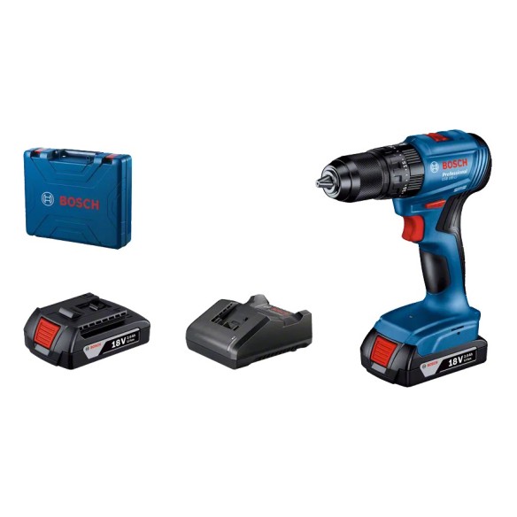 Акумулаторен винтоверт GSB 180-LI 18V/2.0Ah Professional BOSCH ➤ топ цена ➤ dshome.bg