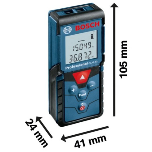 Лазерна ролетка GLM 40 BOSCH ➤ топ цена ➤ dshome.bg