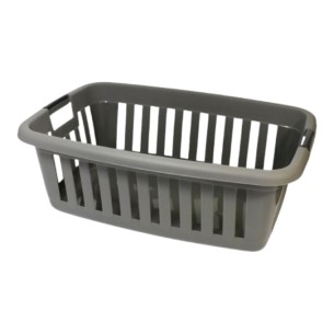 Кош за пране Athena 45 л сив RECA PLAST ➤ топ цена ➤ dshome.bg