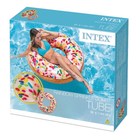 Надуваем пояс Donut Heart Tube INTEX ➤ топ цена ➤ dshome.bg