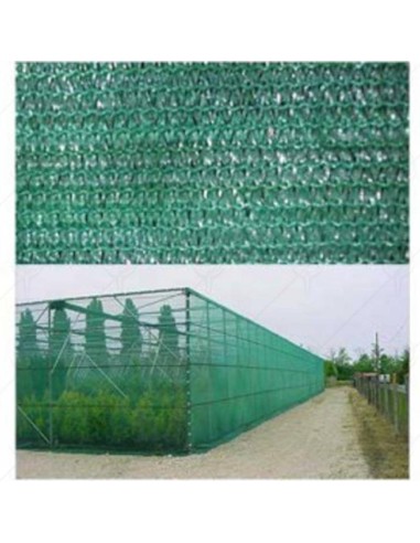 Мрежа сенник 50% широчина 4м зелена - 1