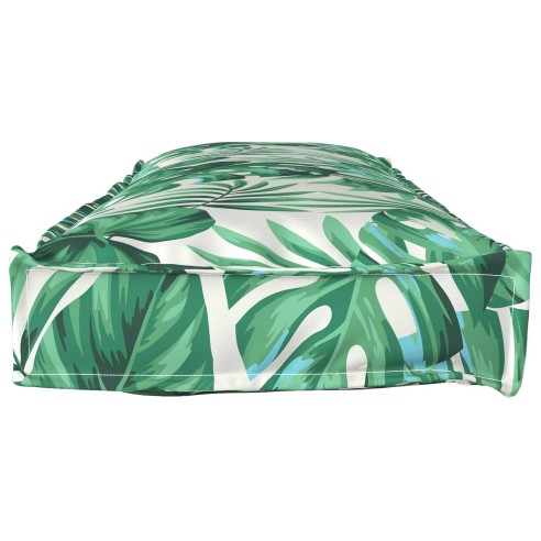 Възглавници за пейки 2 бр. С шарка на листа 120x40x8 см Оксфордска тъкан - VL42001706 ➤ топ цена ➤ dshome.bg