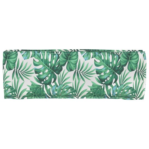 Възглавници за пейки 2 бр. С шарка на листа 120x40x8 см Оксфордска тъкан - VL42001706 ➤ топ цена ➤ dshome.bg