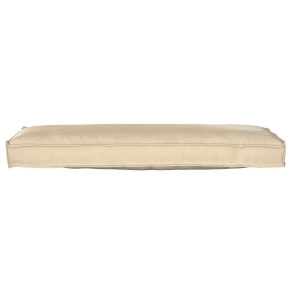 Възглавници за пейки 2 бр Бежови 120x40x8 см Оксфордска тъкан - VL42001701 ➤ топ цена ➤ dshome.bg