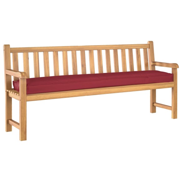 Възглавница за пейка в цвят вино 200x40x8 см от оксфордска тъкан - VL42001684 ➤ топ цена ➤ dshome.bg