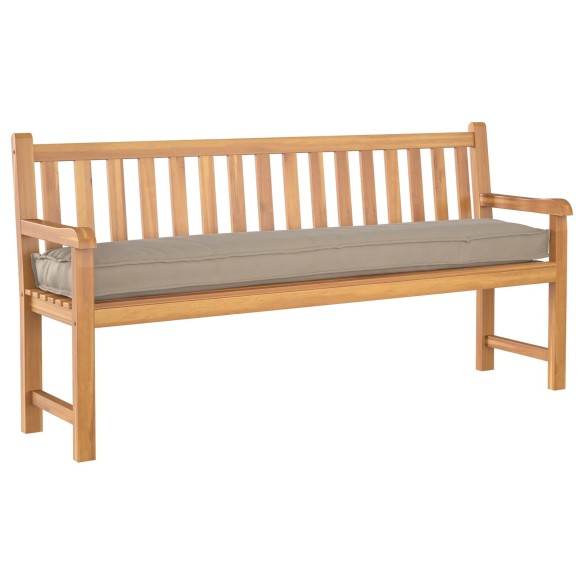 Перяща подложка за пейка Таупе 200x40x8 см Оксфордска тъкан - VL42001683 ➤ топ цена ➤ dshome.bg