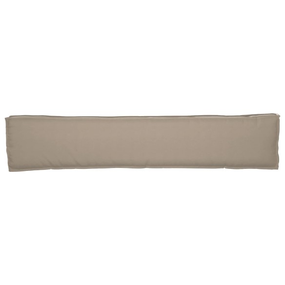 Перяща подложка за пейка Таупе 200x40x8 см Оксфордска тъкан - VL42001683 ➤ топ цена ➤ dshome.bg