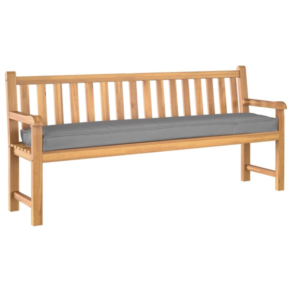 Подложка за пейка Сива 200x40x8 см Оксфордска тъкан - VL42001679 ➤ топ цена ➤ dshome.bg