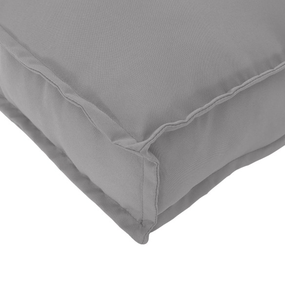 Подложка за пейка Сива 200x40x8 см Оксфордска тъкан - VL42001679 ➤ топ цена ➤ dshome.bg