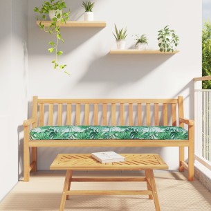 Кушон за палета на за пейка с листен мотив 180x40x8 см Оксфордска тъкан - VL42001676 ➤ топ цена ➤ dshome.bg 2