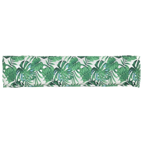 Кушон за палета на за пейка с листен мотив 180x40x8 см Оксфордска тъкан - VL42001676 ➤ топ цена ➤ dshome.bg