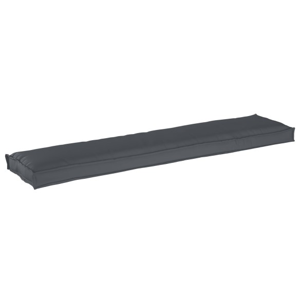 Възглавница за пейка в антрацит 180x40x8 см от оксфордска тъкан - VL42001668 ➤ топ цена ➤ dshome.bg