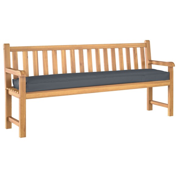 Възглавница за пейка в антрацит 180x40x8 см от оксфордска тъкан - VL42001668 ➤ топ цена ➤ dshome.bg