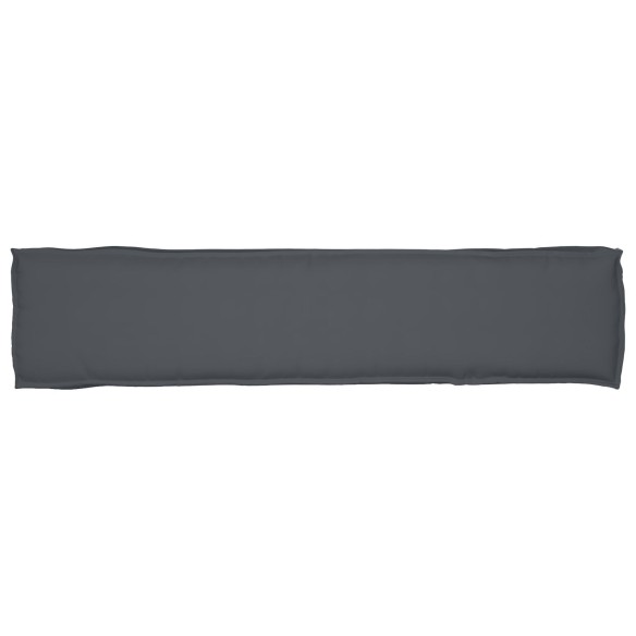 Възглавница за пейка в антрацит 180x40x8 см от оксфордска тъкан - VL42001668 ➤ топ цена ➤ dshome.bg
