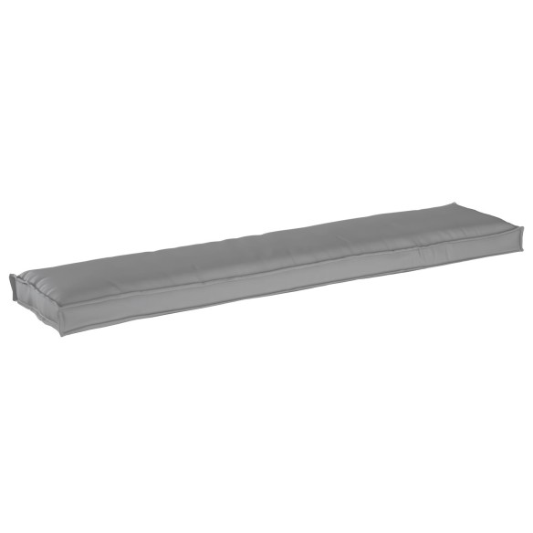 Възглавница за палет за пейка Сиво 180x40x8 см Оксфордска тъкан - VL42001669 ➤ топ цена ➤ dshome.bg