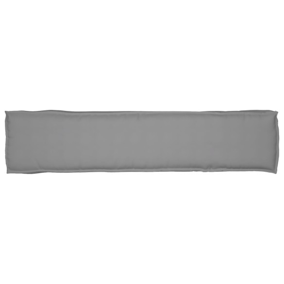 Възглавница за палет за пейка Сиво 180x40x8 см Оксфордска тъкан - VL42001669 ➤ топ цена ➤ dshome.bg