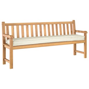 Подложка за пейка Крем 180x40x8 см Оксфорд Текстил - VL42001670 ➤ топ цена ➤ dshome.bg 2