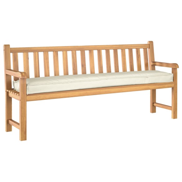 Подложка за пейка Крем 180x40x8 см Оксфорд Текстил - VL42001670 ➤ топ цена ➤ dshome.bg