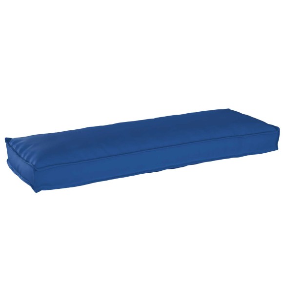 Възглавница за палета за пейка Кралско синьо 120x40x8 см Полиестерна - VL42001645 ➤ топ цена ➤ dshome.bg