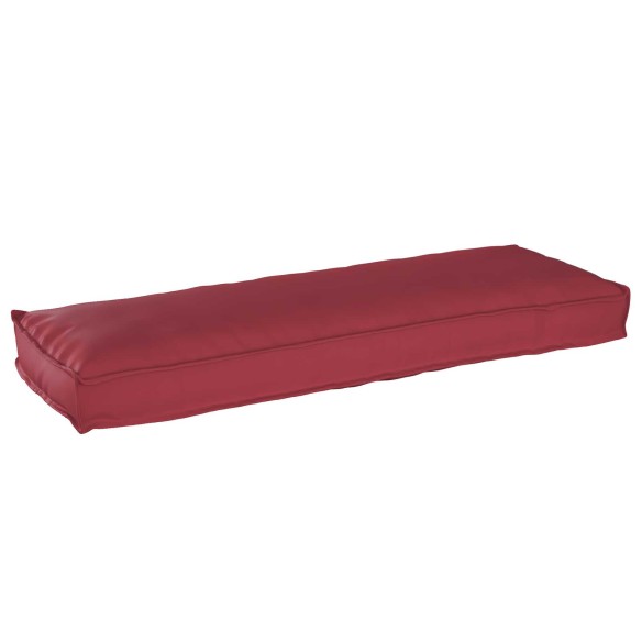 Възглавница за палета за пейка Вино червено 120x40x8 см Oxford Тъкани - VL42001644 ➤ топ цена ➤ dshome.bg