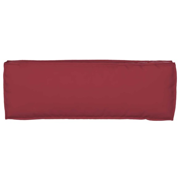 Възглавница за палета за пейка Вино червено 120x40x8 см Oxford Тъкани - VL42001644 ➤ топ цена ➤ dshome.bg